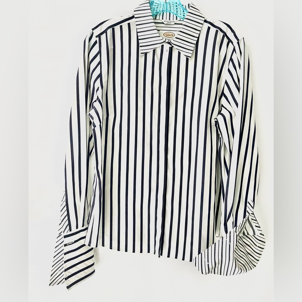 Talbots  Classic Cotton Striped French Cut Women's Shirt